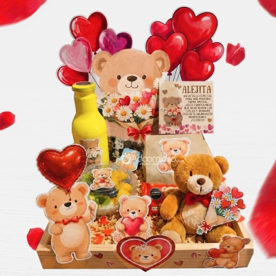 Desayuno Sorpresa De Amor Y Amistad Con Peluche A Domicilio En Bogotá Pedido Con Un Día De Anticipación