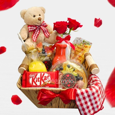 Desayuno Sorpresa Para Amor Y Amistad Con Oso A Domicilio En Bogotá Pedido Con Un Día De Anticipación