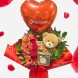 Peluche Y Flores Para El Día De Amor Y Amistad A Domicilio En Bogotá Pedido Con Un Día De Anticipación 