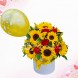 Caja De Girasoles Y Rosas Amor Y Amistad A Domicilio En Manizales 