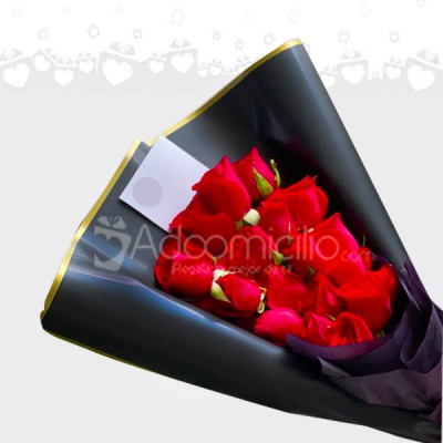 Bouquet Por 12 Rosas A Domicilio En Armenia 