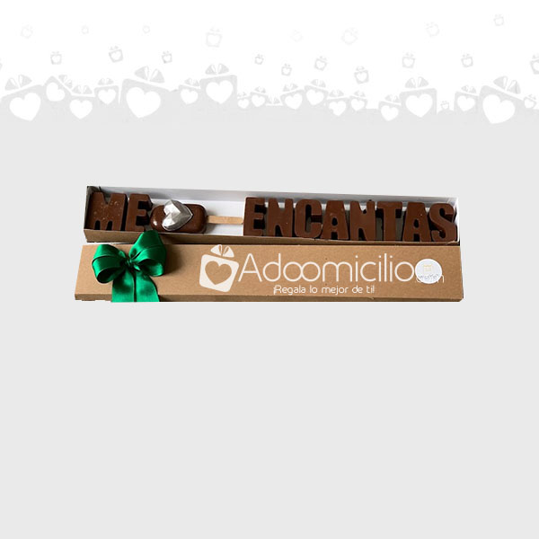 Regalo Me Encantas Caja De Chocolate Pedido Con Un Día De Anticipación