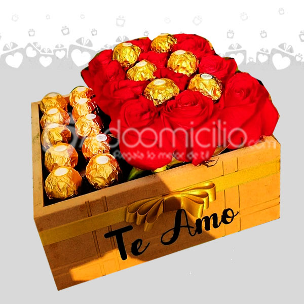 Regalo De Amor Y Amistad Rosas Y Chocolates En Villavicencio