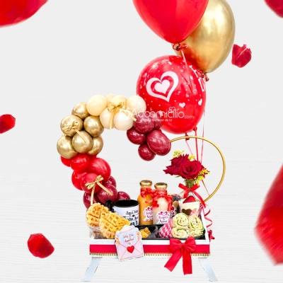 Super Desayuno Sorpresa Para Amor Y Amistad A Domicilio En Cali Pedido Con Un Día De Anticipación