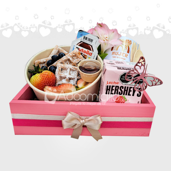 REGALO DÍA DE LA MUJER BOX PINK MERIENDA 2 PEDIDO CON 1 DÍA DE ANTICIPACION 