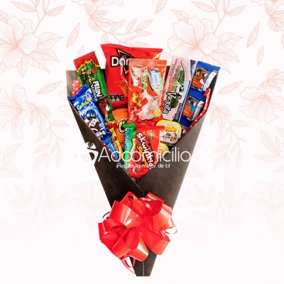 Regalo Candy Bouquet  Domicilio en  CDMX pedido con un dia anticipado 