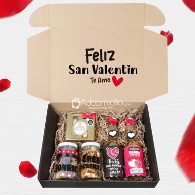 Caja Sorpresa Con Chocolates Para San Valentín A Domicilio En CDMX Pedido Con Un Día De Anticipación
