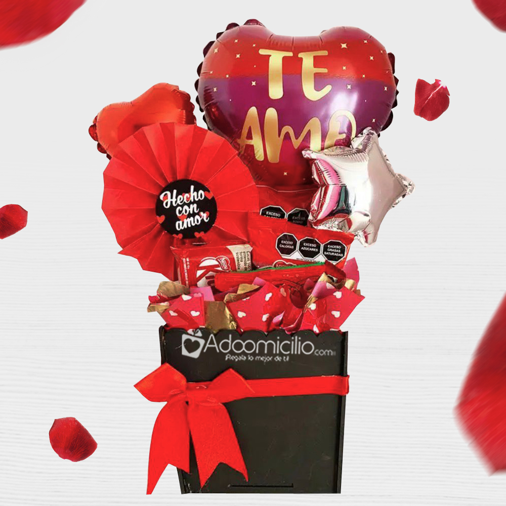 Globos Y Dulces Para San Valentín A Domicilio En CDMX Pedido Con Un Día De Anticipación 