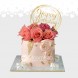 PASTEL DE CUMPLEAÑOS FLORAL CAKE X 5 PORCIONES MEXICO 