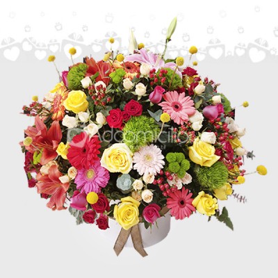 Arreglo Floral  XL mix de flores encantados con envió a Pereira  