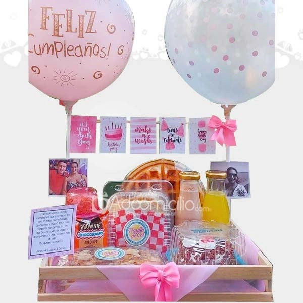 Desayuno Sorpresa De Cumpleaños Para Mujer A Domicilio En CDMX Pedido Con 2 Días De Anticipación 