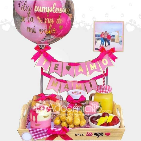 Desayuno Sorpresa Para Mujer Con Pastel A Domicilio En CDMX Pedido Con 2 Días De Anticipación 