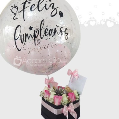 Globo Burbuja  Regalo de Cumpleaños  en  Bucaramanga 