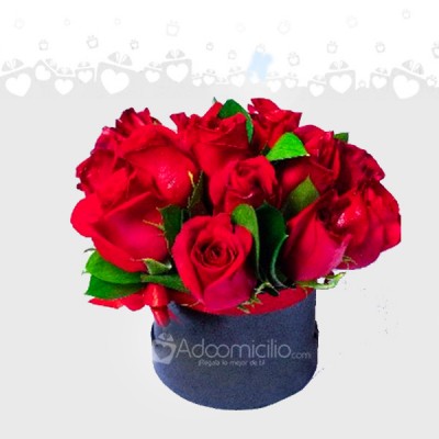 Arreglo Floral con 13 rosas Rojas