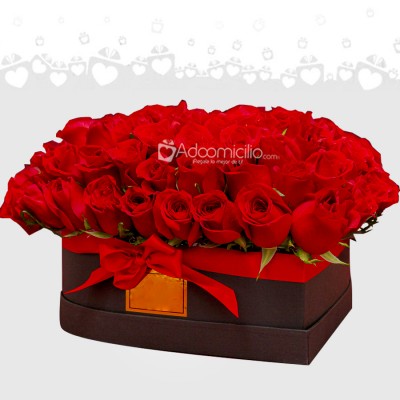 Corazón De Rosas Para San Valentín A Domicilio en Medellín 