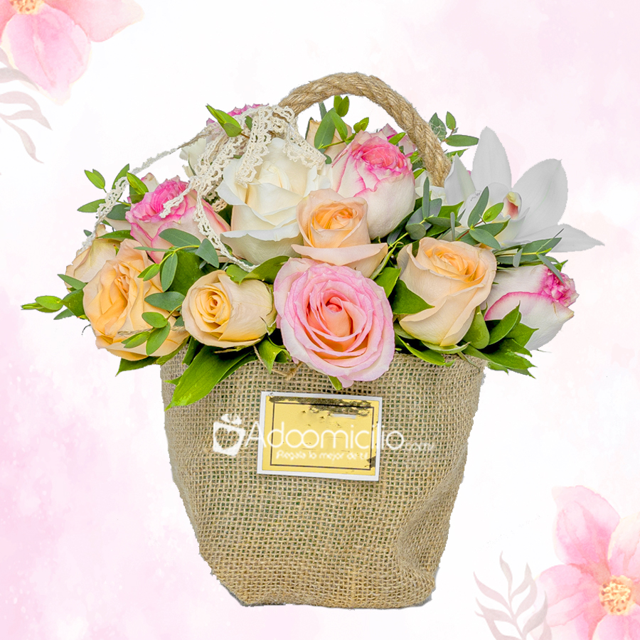 Rosas Y Orquídea Para El Día De La Madre A Domicilio En Medellín Pedido Con Un Día De Anticipación 