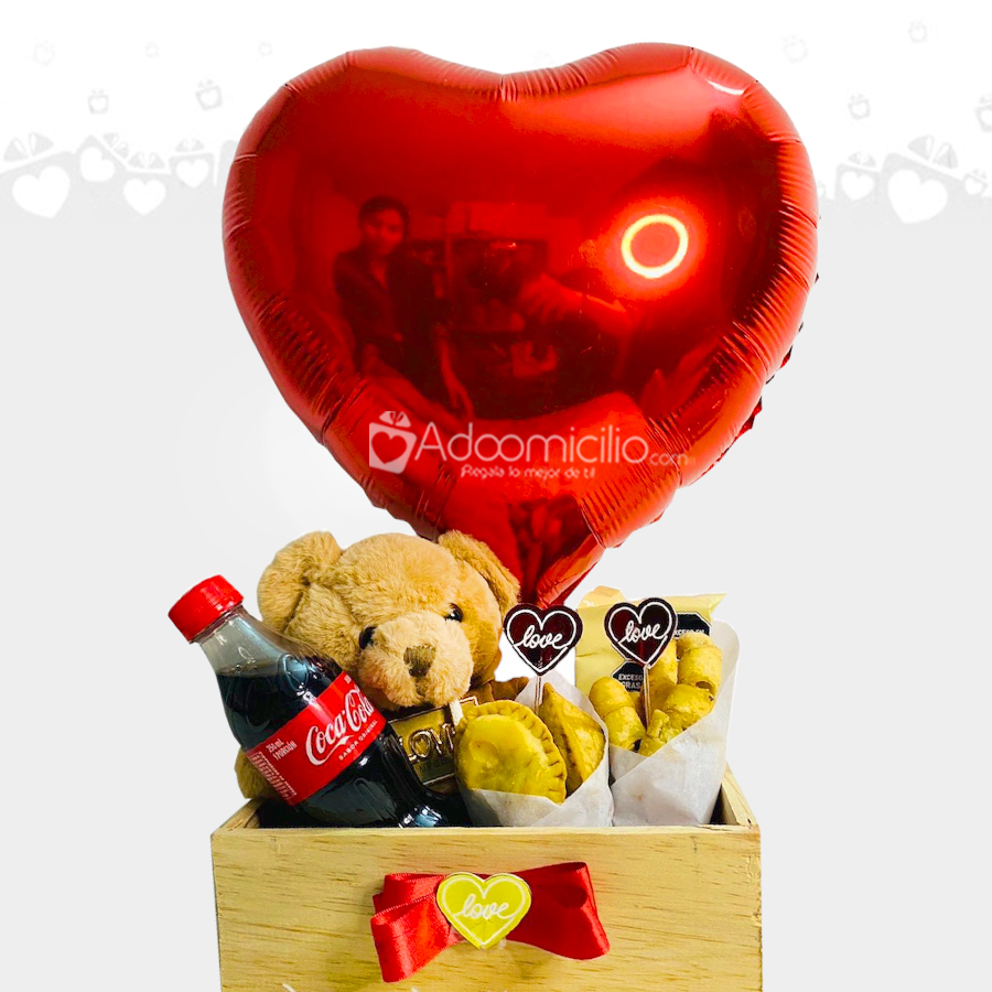 Merienda Para Hombre Con Peluche Para Amor Y Amistad A Domicilio En Bogotá Pedido Con Un Día De Anticipación 