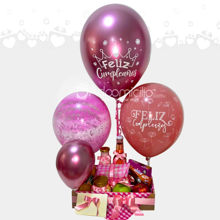 Desayuno Sorpresa Para Mujer Con Globos A Domicilio En Pereira Pedido Con Un Día De Anticipación 