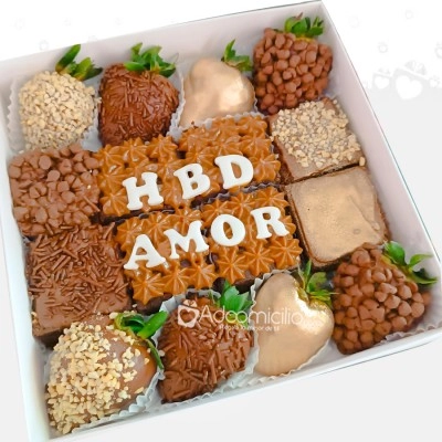 Regalo De Fresas Con Chocolate HBD A Domicilio En Barraquilla Pedido Con Un Día De Anticipación 