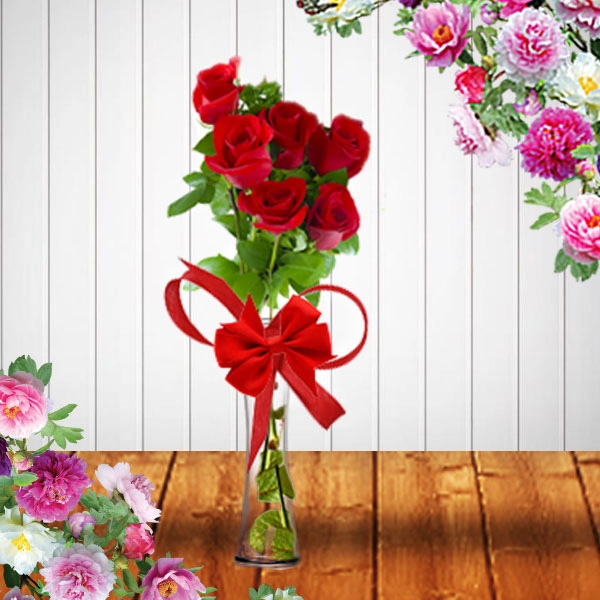 Solitario Con Rosas Rojas A Domiciio en Cali 
